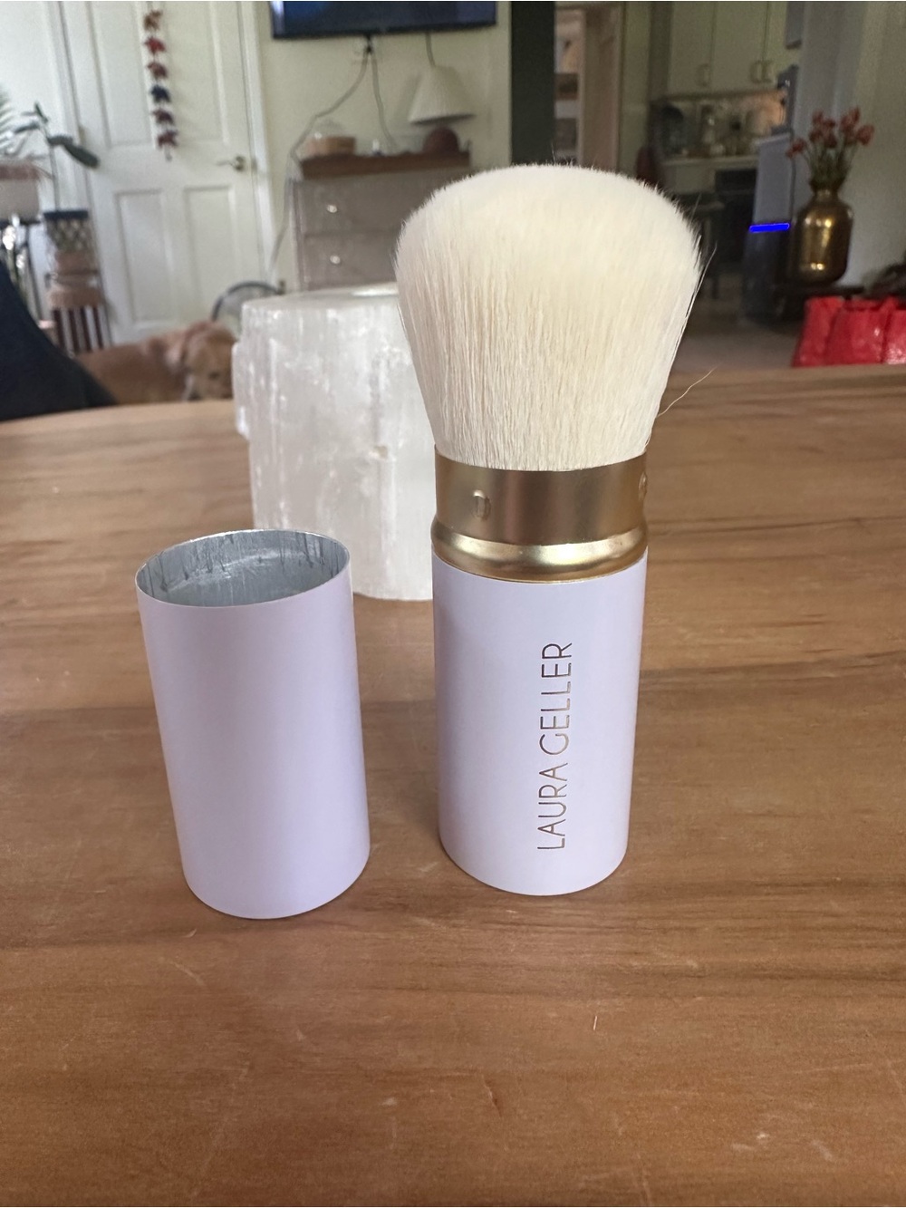 Laura Geller Retractable Airbrush Kabuki Makeup Brush new